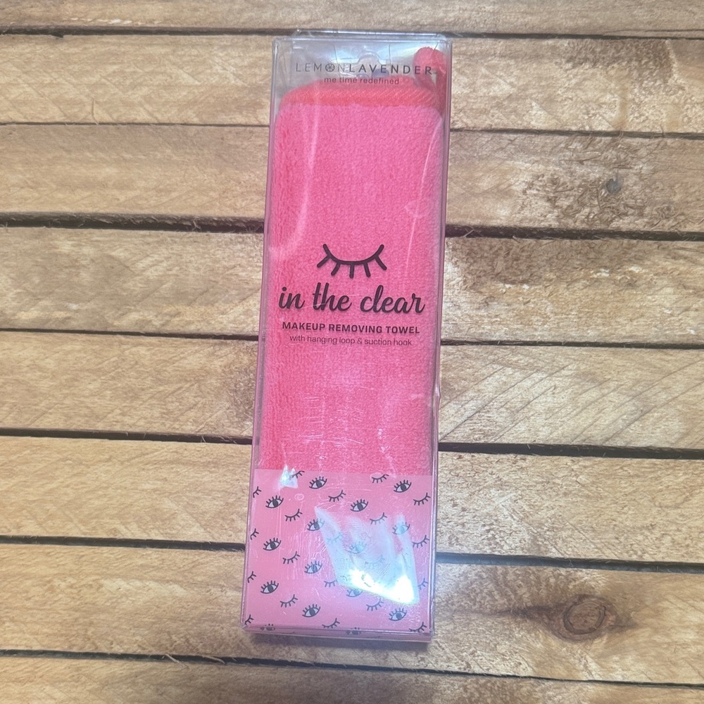 Pink Makeup Removing Towel